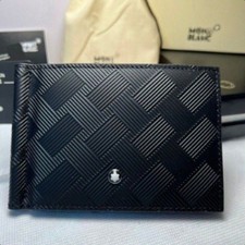 Exquisite Black Card Pack Real Leather MB Bank Card Case Card Holder 131765 US