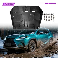 Engine Splash Shield For Lexus RX450HL 2016-2022 Heavy Skid Plate W/Service Hole