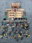 Vintage Marx Walt Disney Davy Crockett Alamo Play Set Fort Tin & Toy Figures