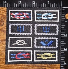 Vintage Private Issue Sea Scout Award Knot Uncut Sheet Boy Scout Sea Scout BSA