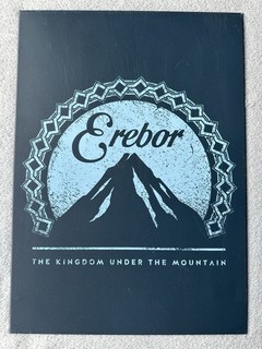 Displate Metallposter Bild The Hobbit Erebor Movie 1 of 10 Frist Prints Original