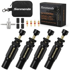 Adjustable AutoStop Tire Deflator Kit 1030 PSI, 4Pack Screwon Automatic Tire ...
