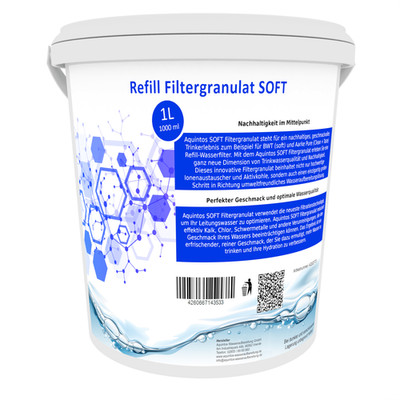Refill Filtergranulat Alternative zu BWTsoft Aarke Pure Clean Trinkwasserfilter