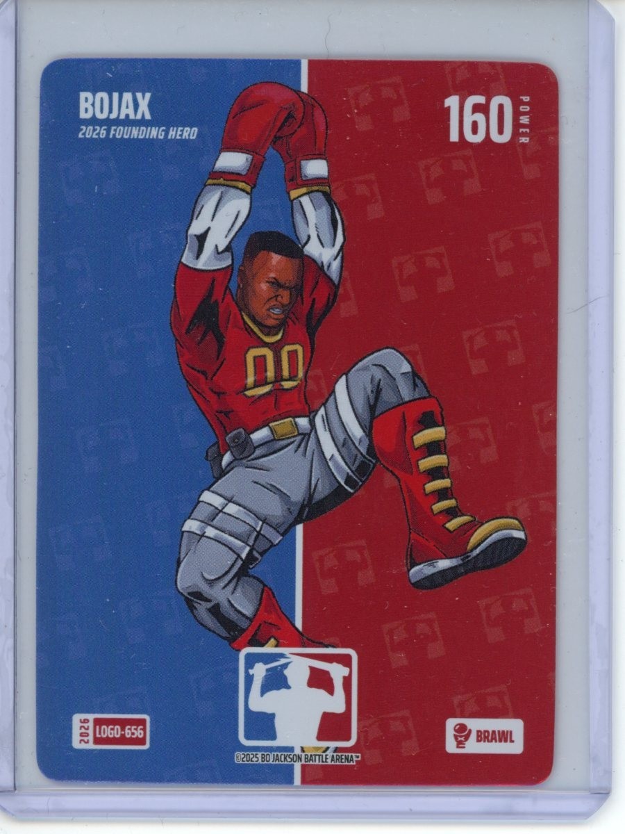 2026 Bo Jackson Battle Arena Bojax Brawl Logo Foil 656 SP SSP CAS HIT Mint Rare