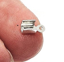 925 Sterling Silver Folding Crimps Clasps Craft Jewellery Findings x25