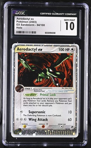 Aerodactyl ex graded CGC 10 for sale on eBay