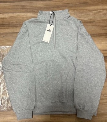 Alo Yoga Grey Quarter Zip Set Medium | eBay