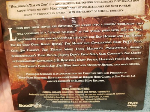 Hollywood's War on God (DVD, 2006, The Good Fight Ministries) - Picture 9 of 18