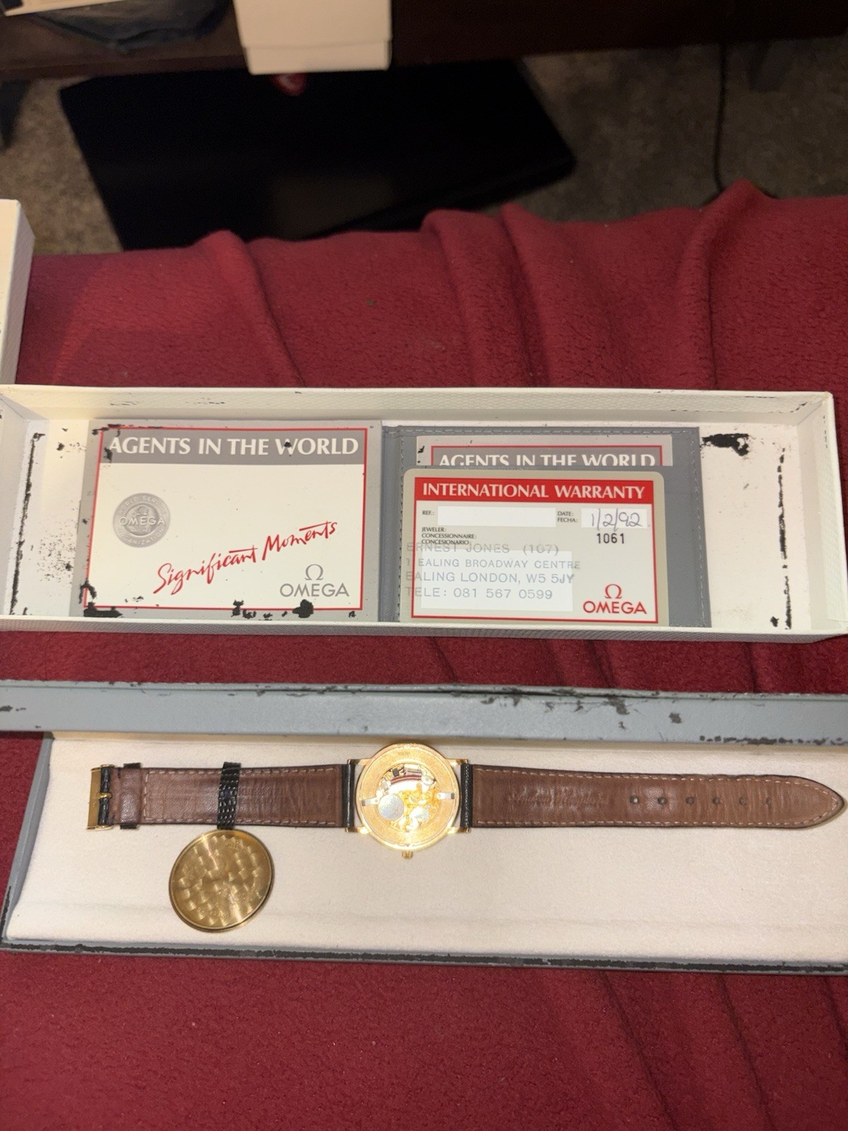 OMEGA de Ville 195-2376 18 Karat Gold