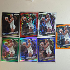 Prizm 2025 WNBA Diamond Miller Dallas Wings 7 Card Parallel Lot Serial #d