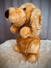 1979 DAKIN Crocker National Bank COCKER SPANIEL DOG Plush STUFFED ANIMAL Toy