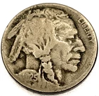 1925 S Buffalo Nickel Very Good 5 Cent US Coin - ST827