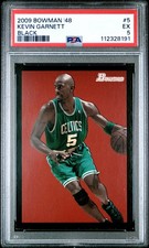 2009 BOWMAN '48 BLACK #5 KEVIN GARNETT 34/48 PSA 5
