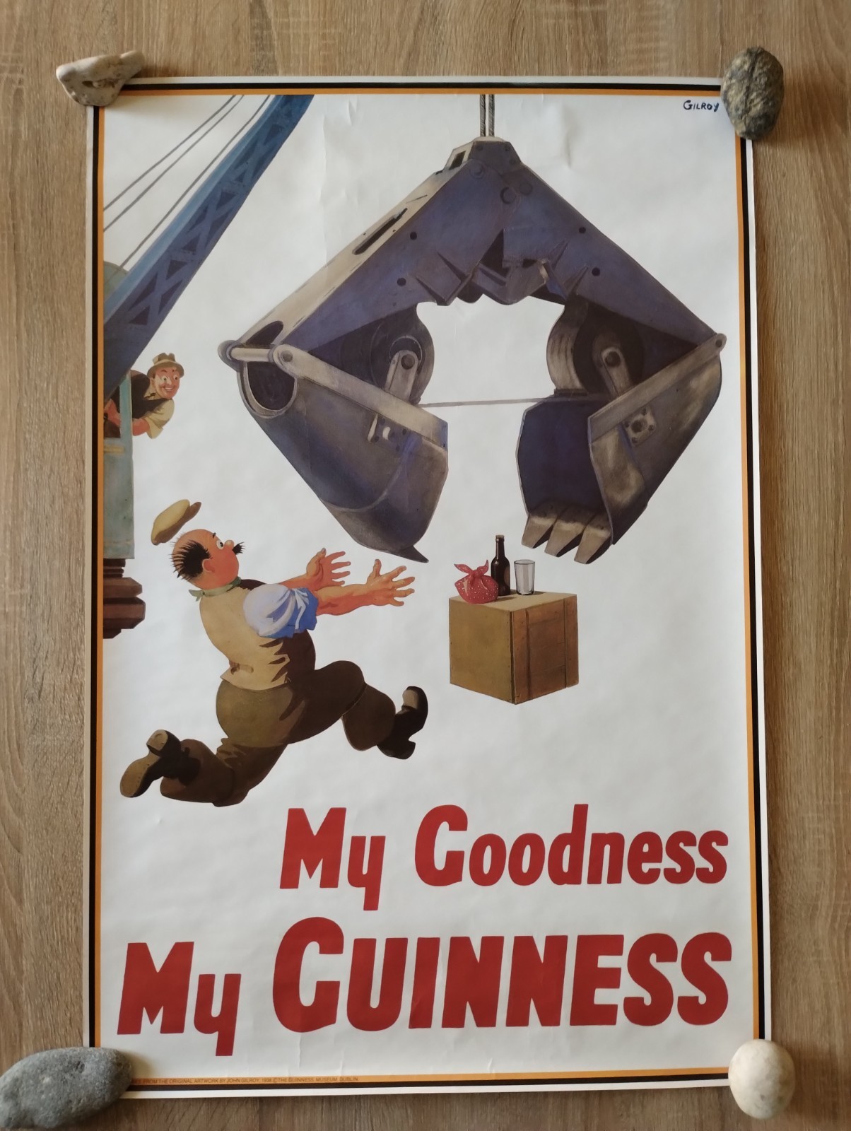 My Goodness my Guinness poster vintage original