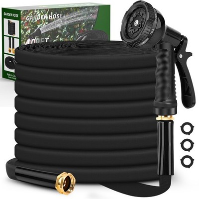 Itsonestep Garden Hose 100ft, 3/4GHT NonExpanding Water Hose Lightweight, Fle...