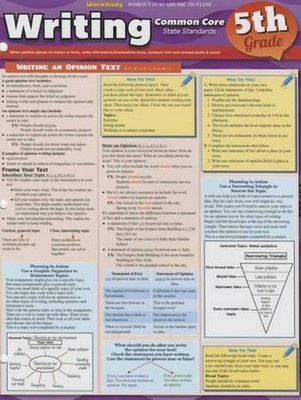 Schreiben Common Core 5. Klasse von BarCharts Inc (Englisch)