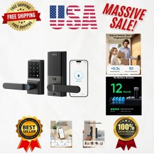 Advanced eufy Smart Lock C33 - 12- Battery, Remote Control for Front Doors