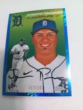 Topps Chrome Platinum Jermaine Palacios Tigers Blue Auto Rookie #57 /100