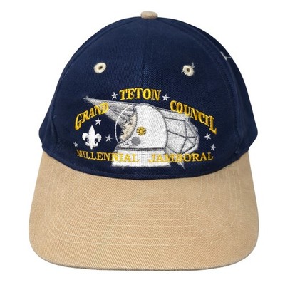 Grand Teton Council Snapback Hat Blue One Size Embroidered Nissin