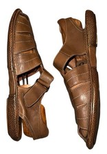 Bacco Bucci Brown Leather Closed Toe Slip On Sandals MEN SIZE 13 D woven Bacco Bucci | Shoes | Bacco Bucci Brown Leather Closed Toe  main image 4