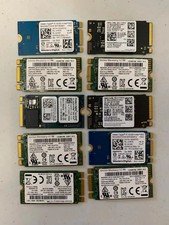 Lot of 10 x Mixed 256GB M.2 2242 PCIe NVMe SSDs