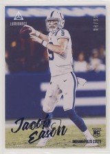 2020 Panini Chronicles Luminance Update Rookies Blue 84/99 Jacob Eason #208 0cz