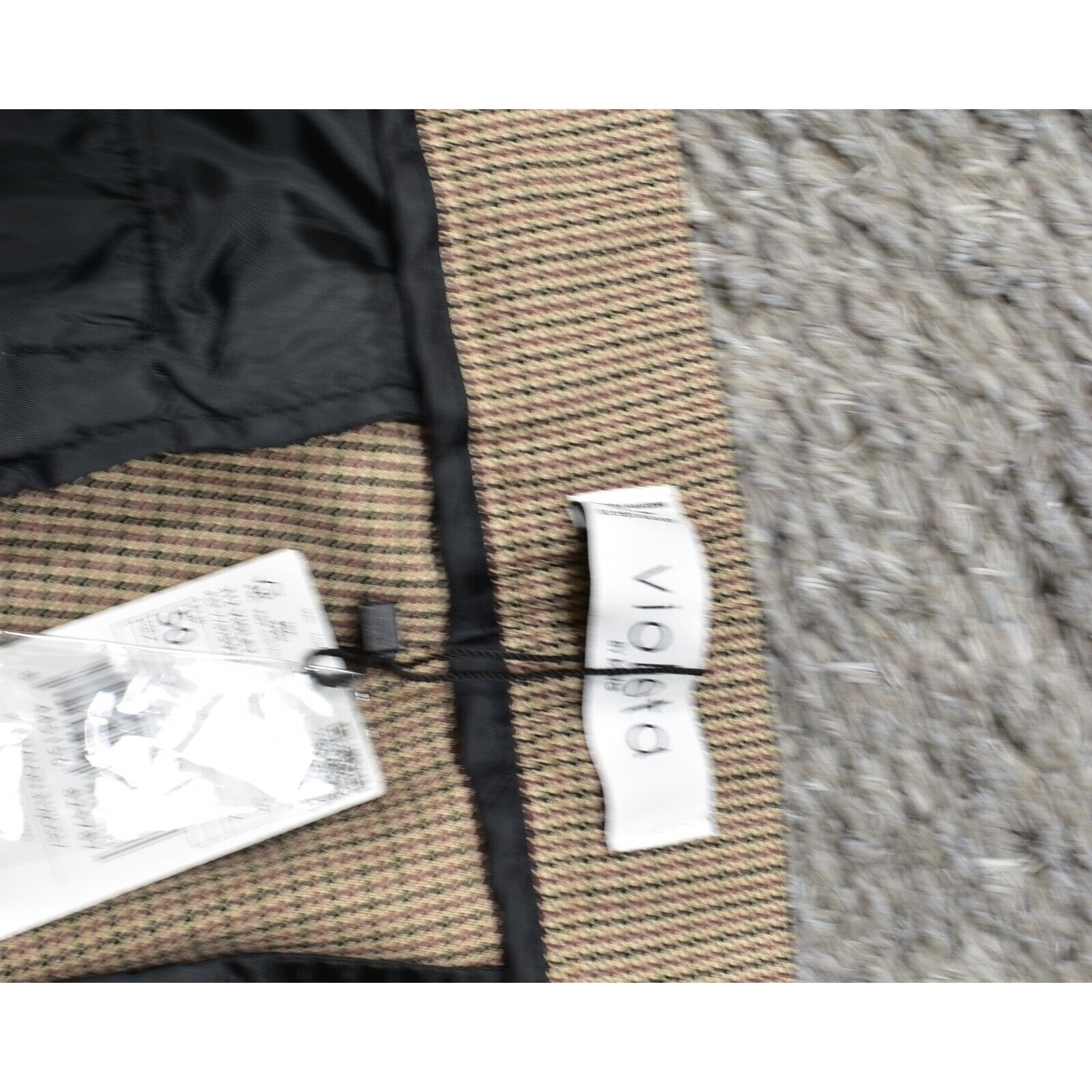 NEW Mango Women's Plus Size 18 Dress Pants Skinny Pants Brown Polyester Zip Ge thumbnail 6