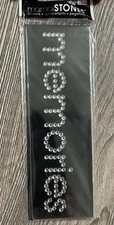 me&my BIG ideas mambiSTONES Rhinestone Words Stickers - MEMORIES