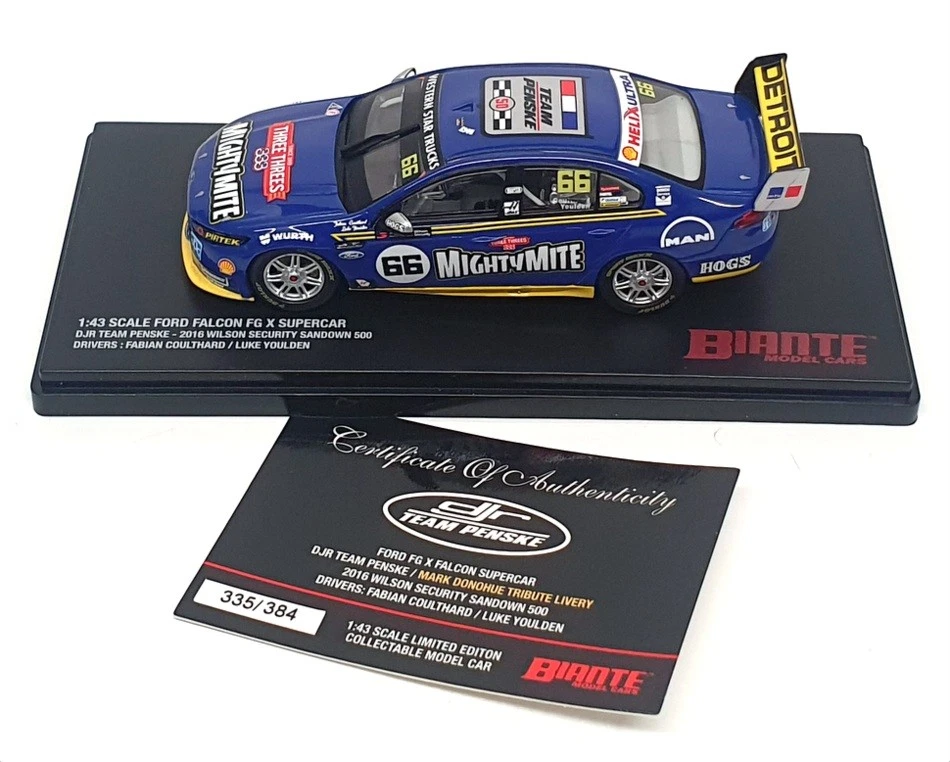 Biante масштаб 1/43 B43F16M - Ford Falcon #66 Wilson Security Sandown 500 - Изображение 4 из 4