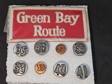 GREEN BAY ROUTE (8) 1935, 36, 37, 38, 39, 39, 40, 41 Date Nails NICE