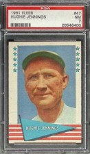 1961 Fleer #47 Hughie Jennings (HOF) PSA 7 Baseball Card