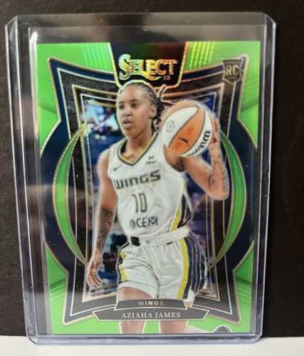 2025 Panini Select WNBA AZIAHA JAMES RC Neon Green PRIZM WINGS 1/75
