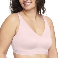 Warner's Cloud 9 Wireless Lightly Lined T-Shirt Bra Large Rosewater Comfort