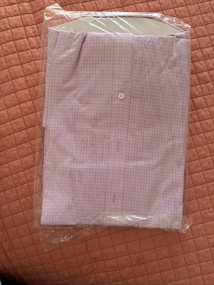 PINK, Thomas Pink Long Sleeve Shirt. Size 15 1/2. Sleeve Is 34. 100% Cotton - Image 3 of 4