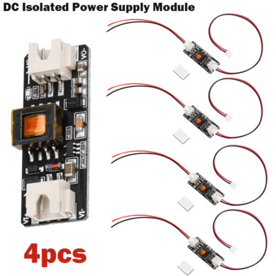 4x DC-DC DC Isolated Power Supply Module Wide Voltage Input 5-36V Output 12V 5W