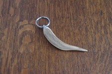 Handmade Deer Antler Keychain, Key Ring,