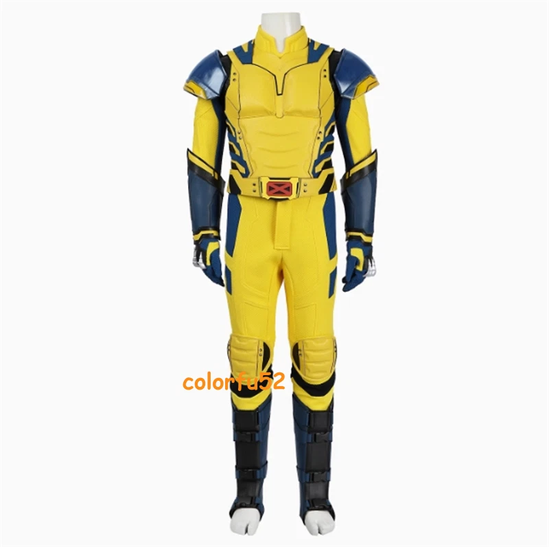Deadpool & Wolverine Wolverine Boys Cosplay Costume Suit Kids Jumpsuit Outfits - Image 2 of 4