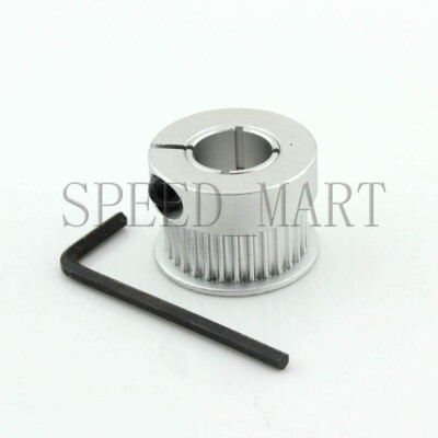 HTD3M 30T Clamping type Timing Belt Pulley 15mm Bore 11mm width Stepper Motor