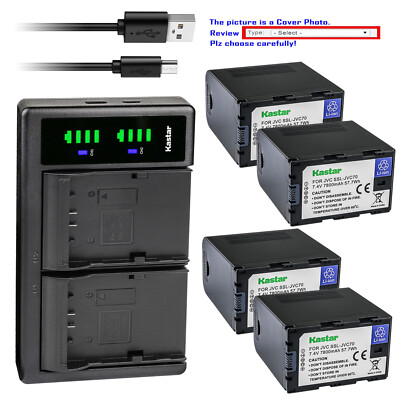 Kastar Battery LTD2 Charger for JVC SSL-JVC70 JVC70 & JVC GY-HM250 Video Camera