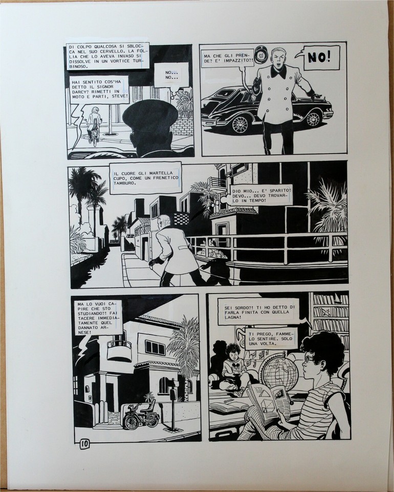 MASSIMO ROTUNDO - TAVOLA ORIGINALE LANCIOSTORY Comic Art