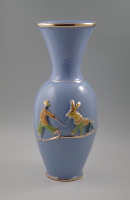 Decorative Urn Vintage Vases Antique Ceramics Italian Centerpiece