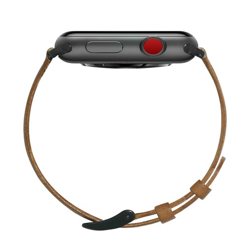 Correas de repuesto para reloj de cuero genuino correa de pulsera para Apple Watch 7 6 5 4 3 21 - Imagen 12 de 16