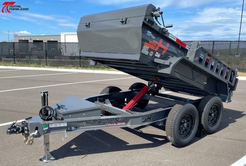 On Sale! Horizon Trailers HZ5-10' 7630lb (GVWR) 18" Sides, Tarp, Ramps, Spare