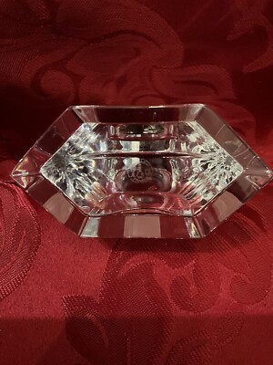 9/1のみラストPrice　新品未使用　Baccarat　VEGA 置き時計 NIB NEW FLAWLESS Exceptional BACCARAT France Art Glass Clear VEGA