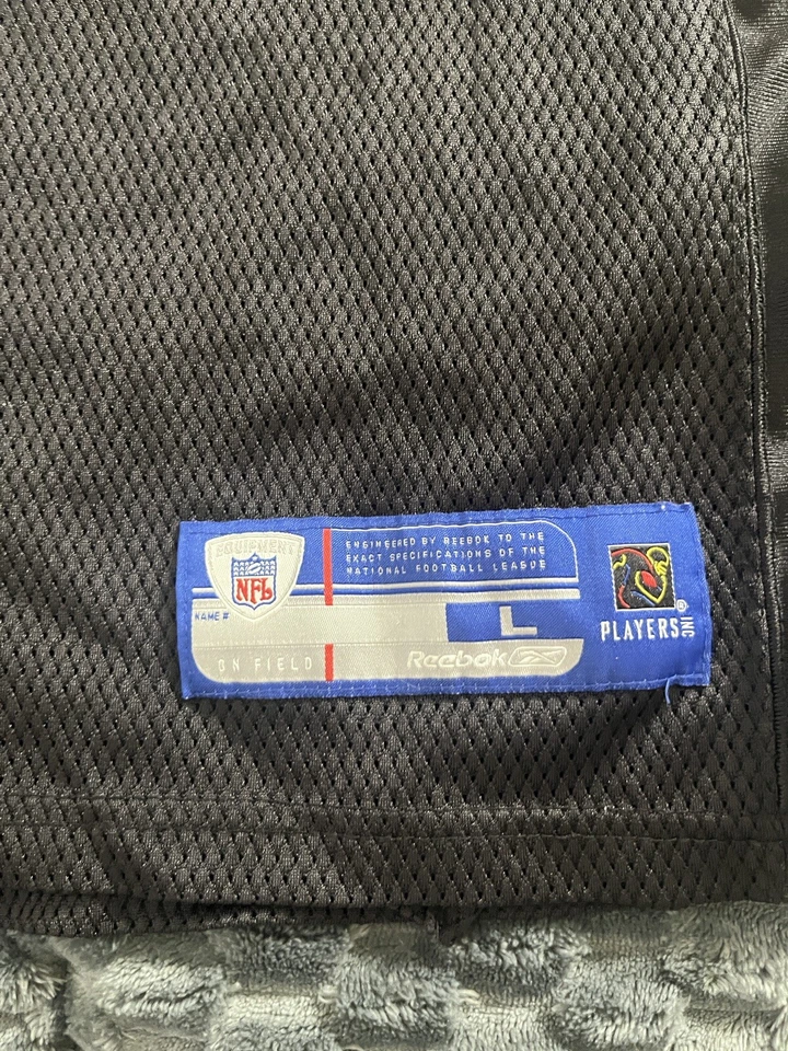Vintage Ben Roethlisberger Pittsburgh Steelers Reebok Jersey #7 Mens Large Black - Imagem 4 de 4