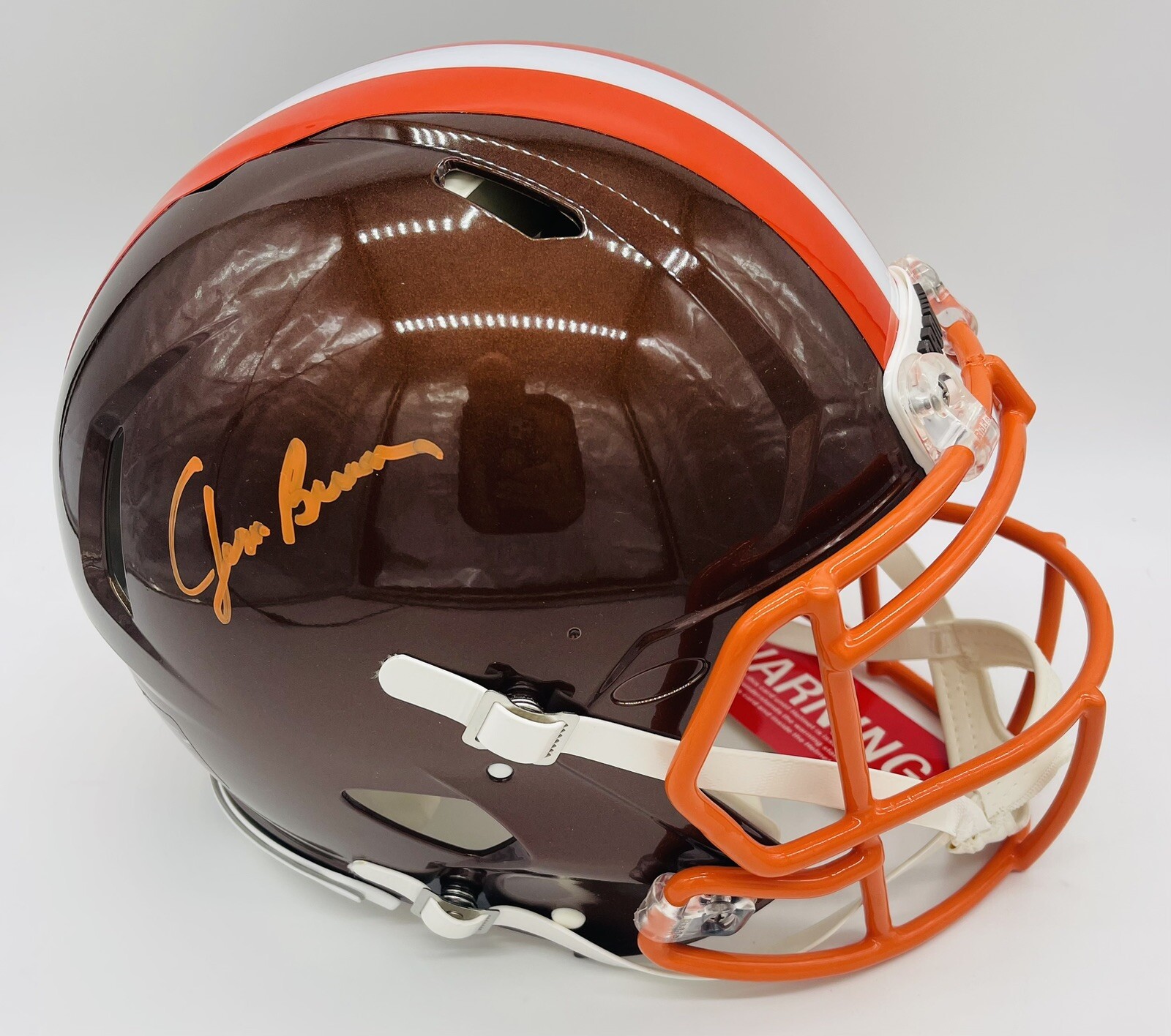 Jim Brown Autographed Signed Cleveland Browns Speed Authentic Flash NFL Helmet 