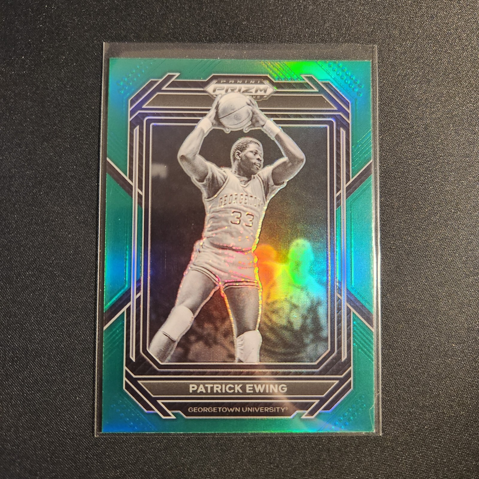 🔥🔥2023 Panini Prizm Draft Picks Patrick Ewing Green Prizm Georgetown💥   L18