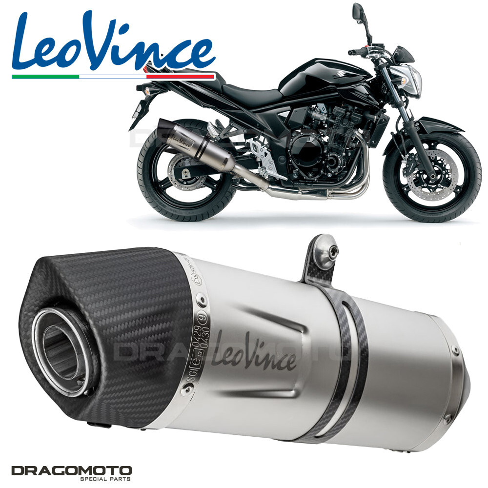 Pot echappement Leovince LV One Evo pour Suzuki GSF 650 S Bandit 2007