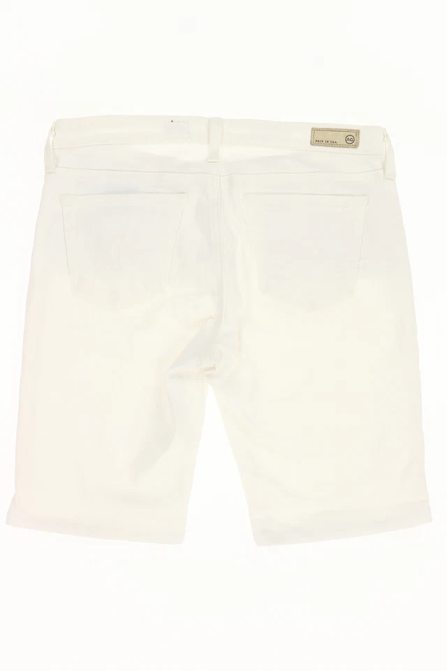 Shorts AG Adriano Goldschmied 244501 Feminino Angel Boot Cut Branco Tamanho 29 R - Imagem 2 de 2