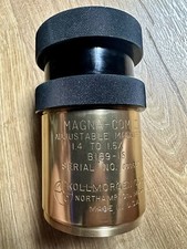 Rare Magna-Com II Adjustable Magnifier Lens 1.4X To 1.5x B169-15 By Kollmorgen